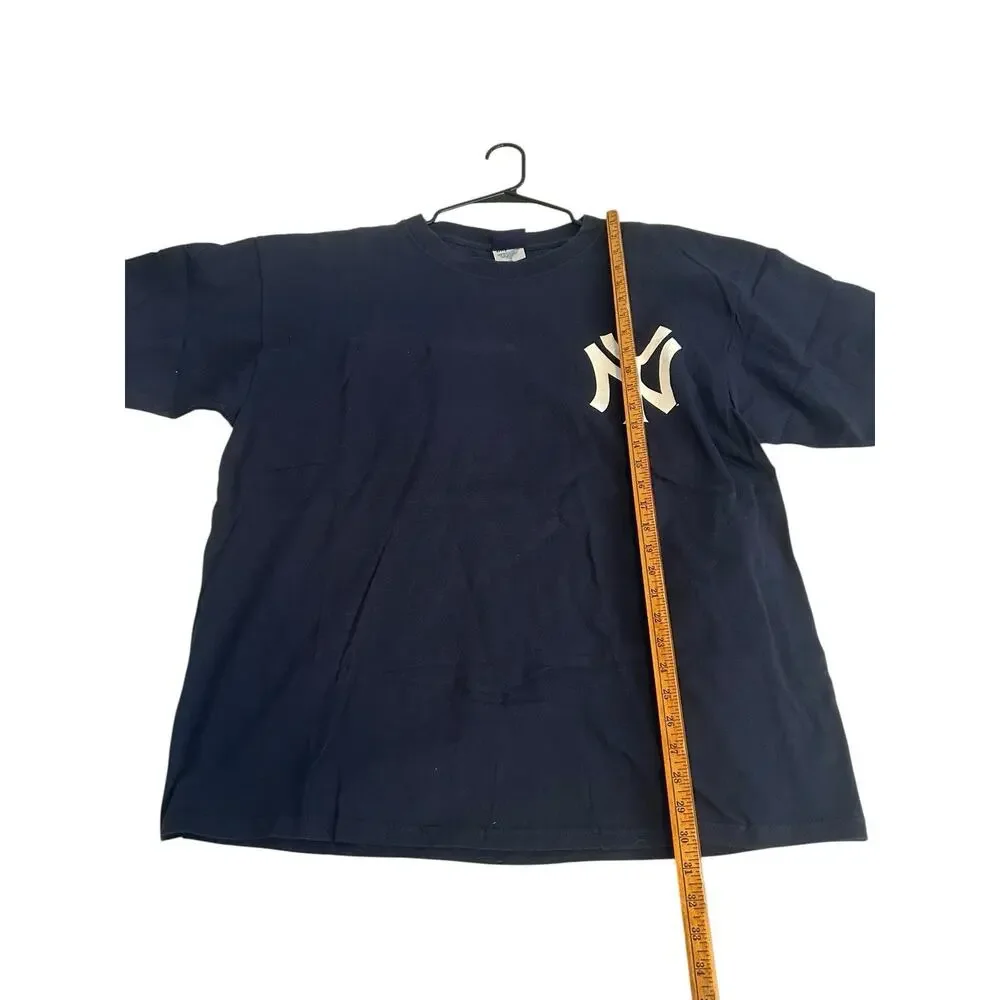 Vtg NY Yankees Cooperstown Collection #4 Lou Gehrig Cotton T-Shirt Mens 2X EUC